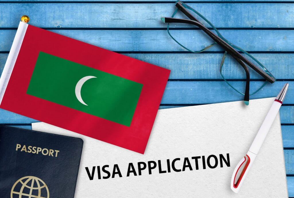 Lá Cờ, Visa Maldives