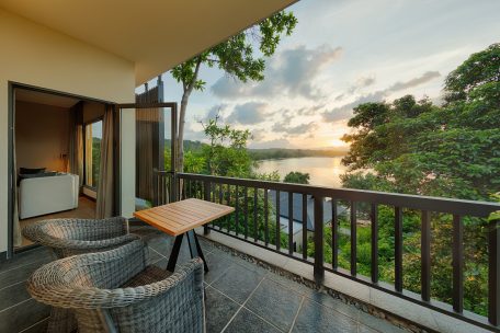Nam Nghi resort Phu Quoc Ocean View Suite 02 Bedroom Balcony