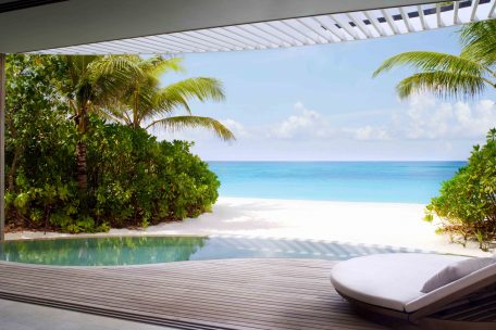 The Ritz Carlton Maldives, Fari Islands Beach Front Villa Deck